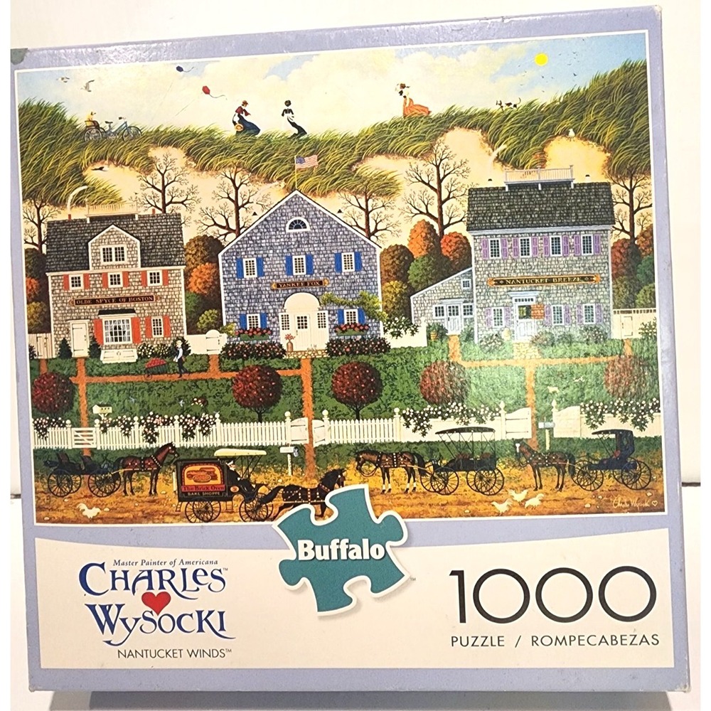 Charles Wysocki Nantucket Winds 1000 piece jigsaw puzzle